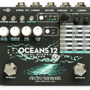 Electro Harmonix Oceans 12 Dual Stereo Reverb Pedal