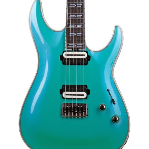 Schecter C-1 SLS Hollywood Electric Guitar in Glacier Metallic in stock