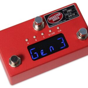 Disaster Area DMC-3XL Gen3 3-Button MIDI Control with Expression unit In Red Clay