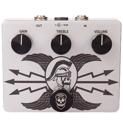 Flattley Silver Centurion Transparent Overdrive Pedal In Silver