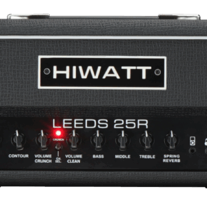 Hiwatt Leeds 25R Spring Reverb Amplifier Head in Black