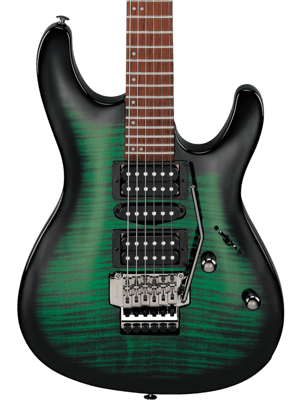 Ibanez KIKOSP3 Kiko Loureiro Signature Electric Guitar in Transparent Emerald Burst