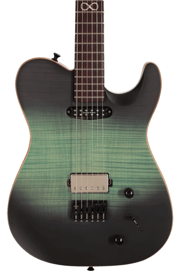 Chapman Law Maker Legacy Baritone Electric Guitar in Ocean Moss Blue