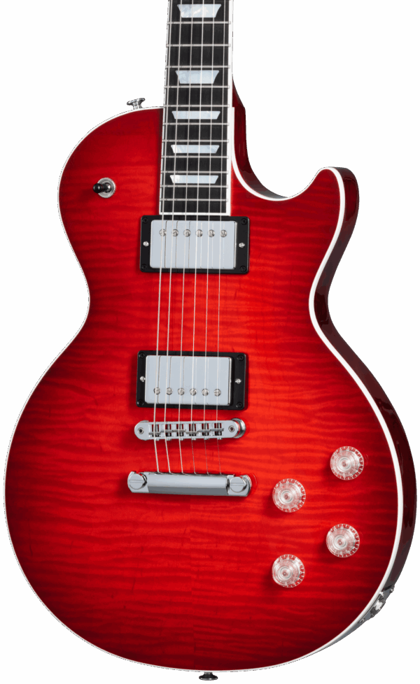 Gibson USA Les Paul Modern Electric Guitar with Figured Maple Top in Cherry Burst