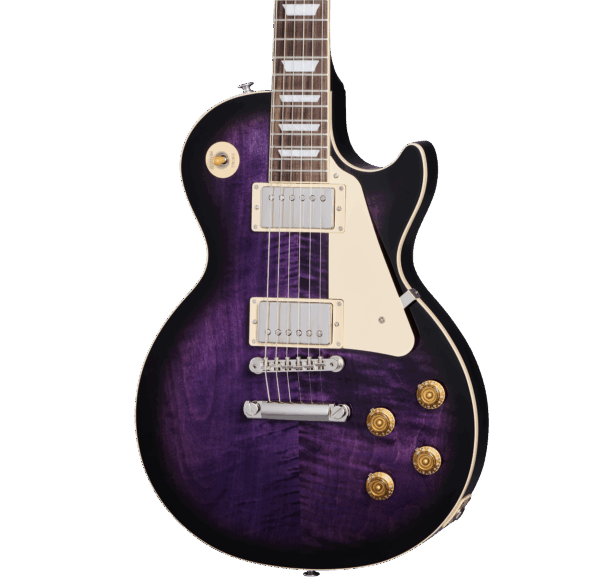 Gibson USA Les Paul Standard 50s Figured Top in Dark Purple Burst