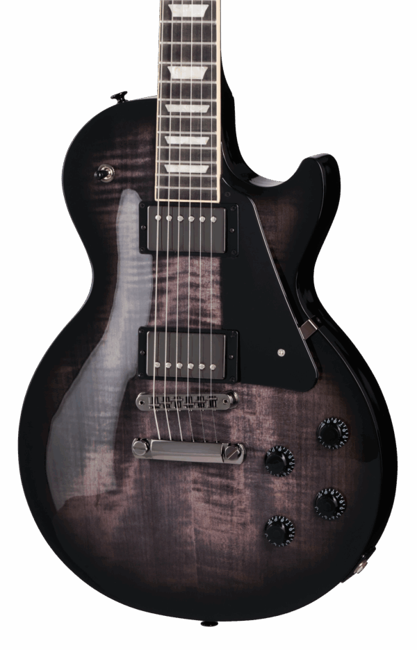 Gibson USA Les Paul Studio Session Electric Guitar in Translucent Ebony Burst