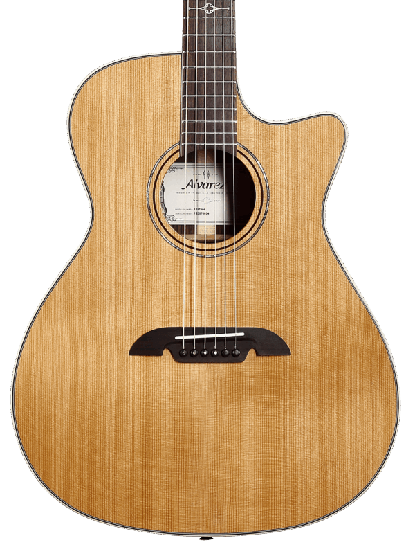 Alvarez Masterworks MG75CE Grand Auditorium Electro-Acoustic in Natural with Cutaway