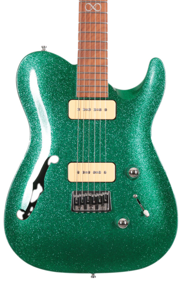 B Stock : Chapman ML3 Semi-Hollow Pro Traditional in Aventurine Green Sparkle 267