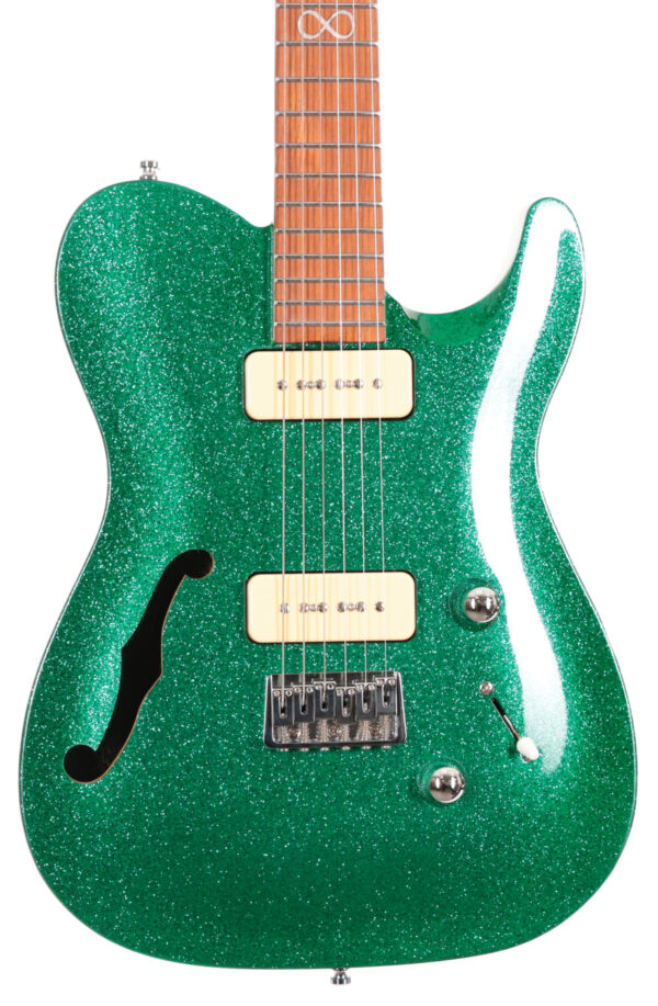 B Stock : Chapman ML3 Semi-Hollow Pro Traditional in Aventurine Green Sparkle 273