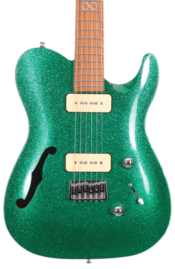 B Stock : Chapman ML3 Semi-Hollow Pro Traditional in Aventurine Green Sparkle 276