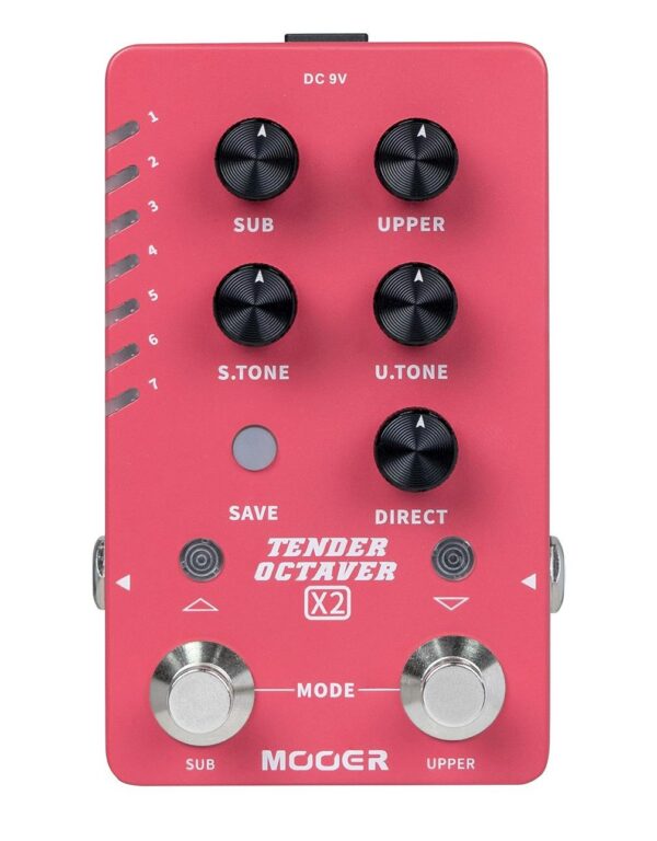 Mooer Tender OCTAVER X2 Sub and Upper Octave Pedal