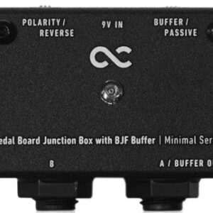 One Control Minimal Series Pedal Board Junction Box with BJF Buffer