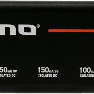 Mono Small Pedalboard Power Supply with Isolated Outputs & Mounting Kit