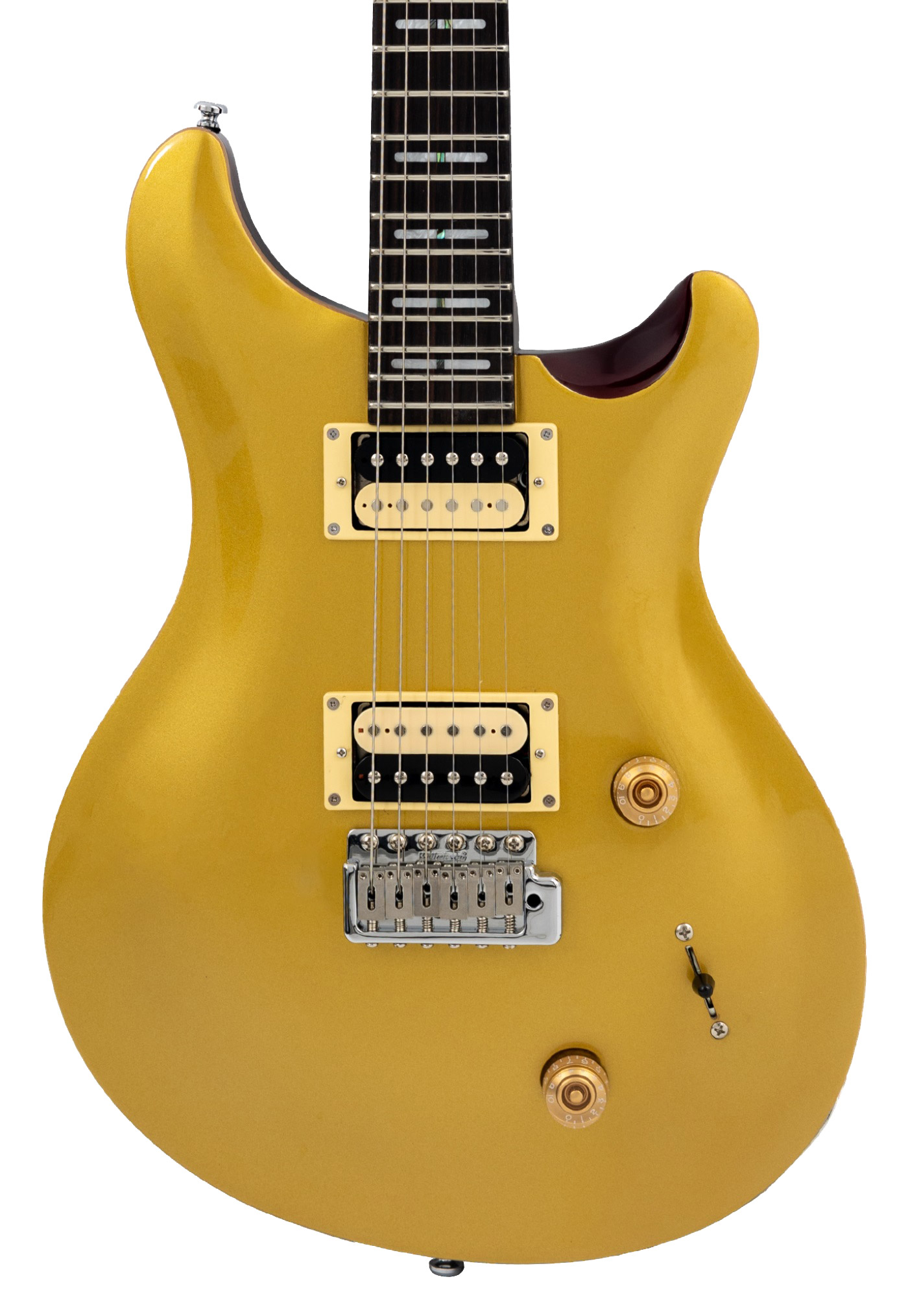 Sire Larry Carlton Q7 Electric Guitar in Metallic Gold in stock
