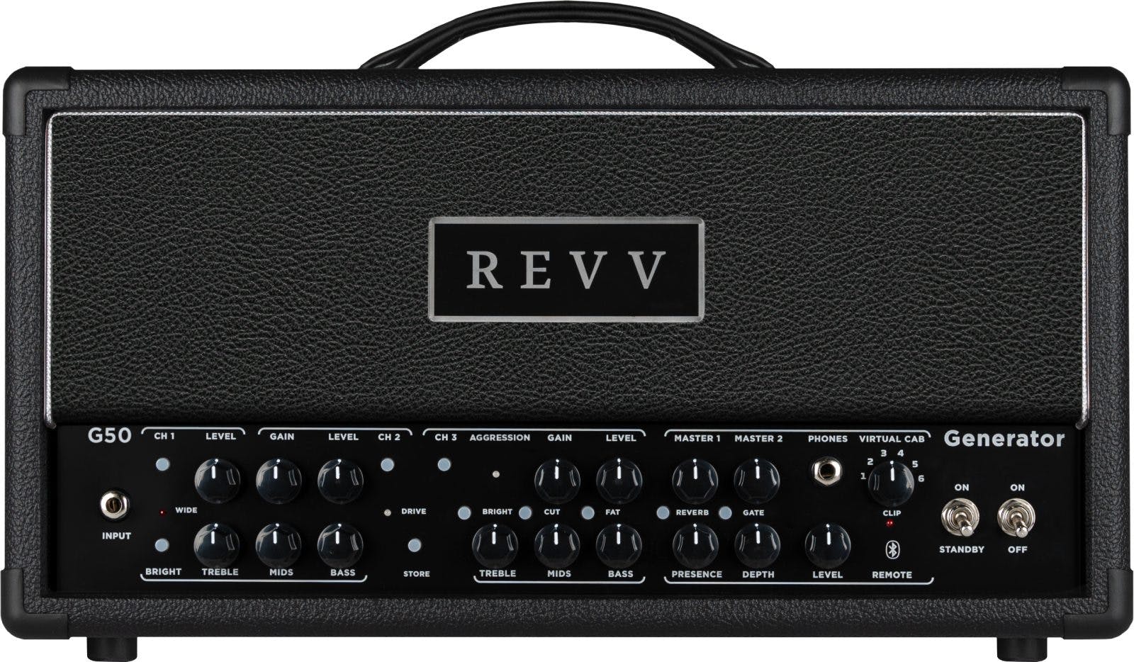 B Stock : Revv Amplification Generator G50 3-Channel 50-Watt Guitar Amp Head 001