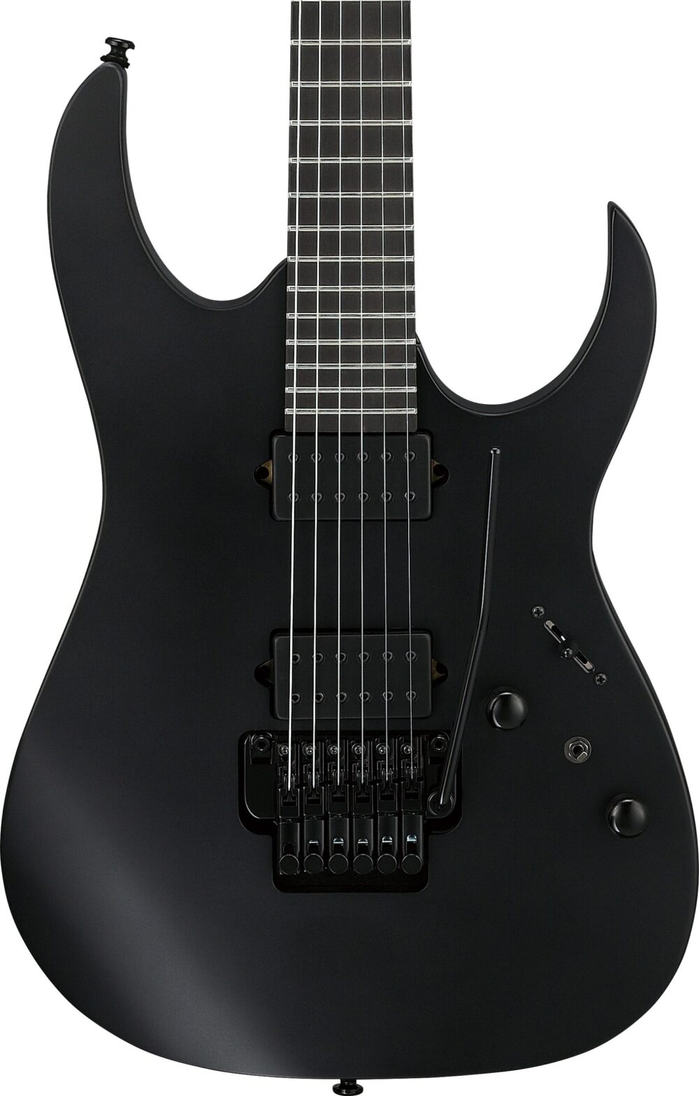 Ibanez RGRB620-BKF Iron Label RG Series Electric Guitar in Black Flat in stock - Image 1