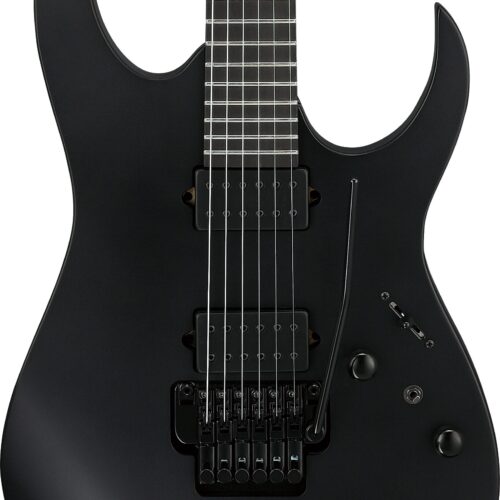 Ibanez RGRB620-BKF Iron Label RG Series Electric Guitar in Black Flat in stock