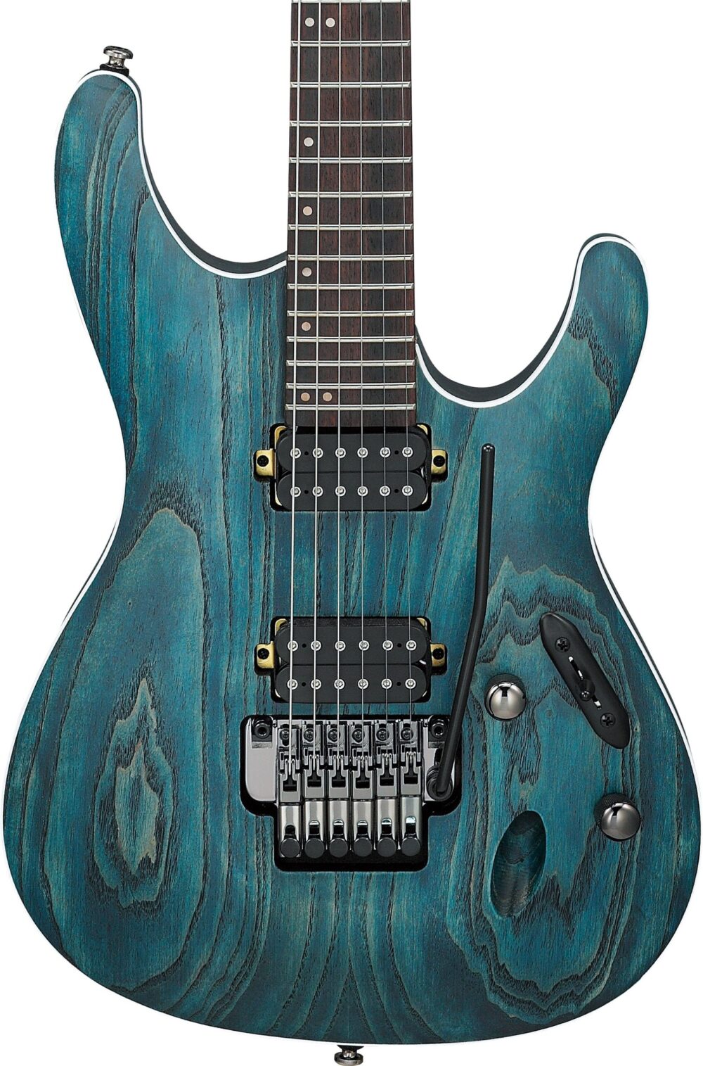 Ibanez S520AH-OBF S Series HH Edge-Zero II Electric Guitar in Cosmic Blue Flat in stock - Image 1