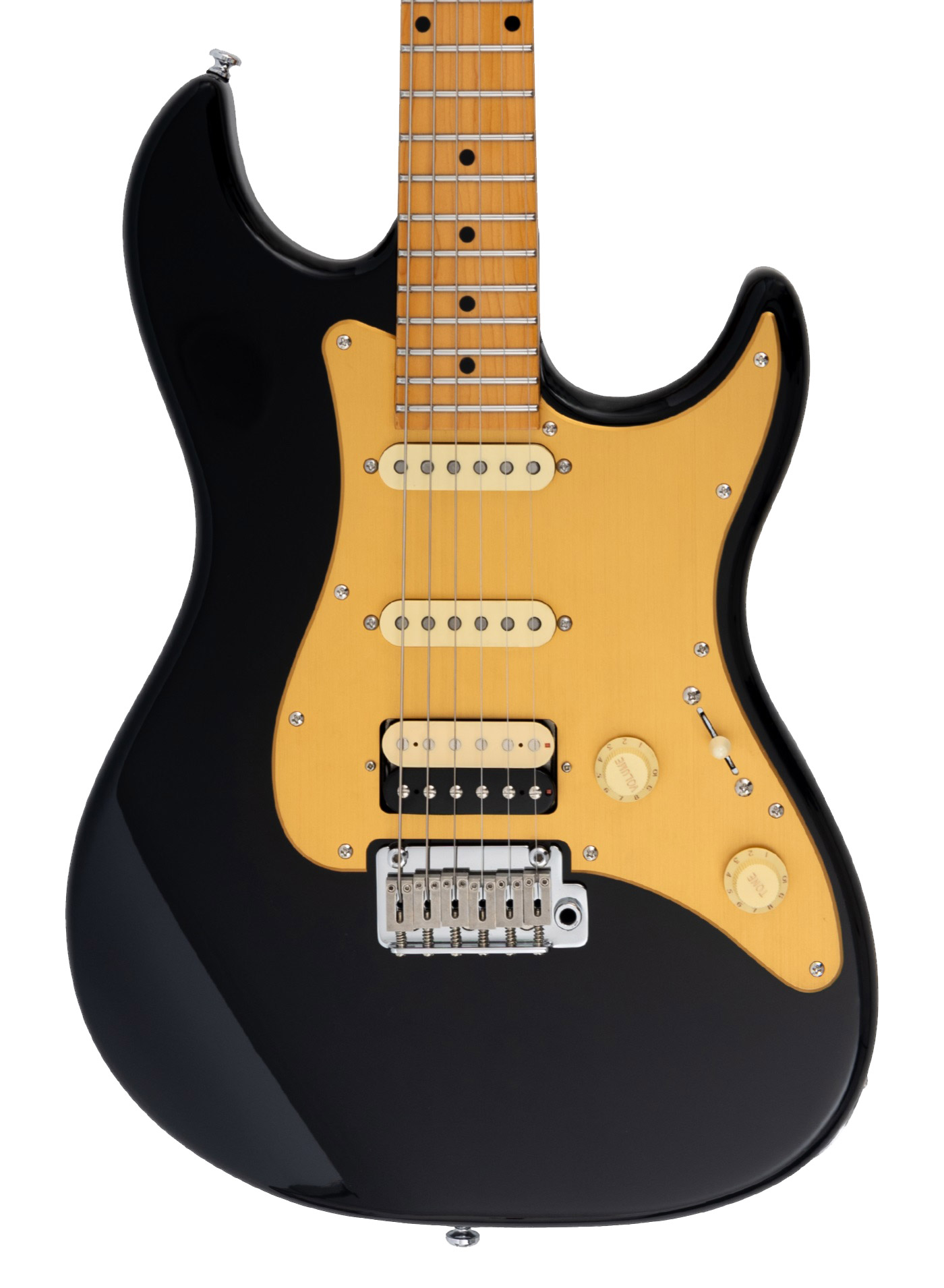 Sire Larry Carlton S7 HSS New Gen Electric Guitar in Black Maple Neck in stock - Image 1