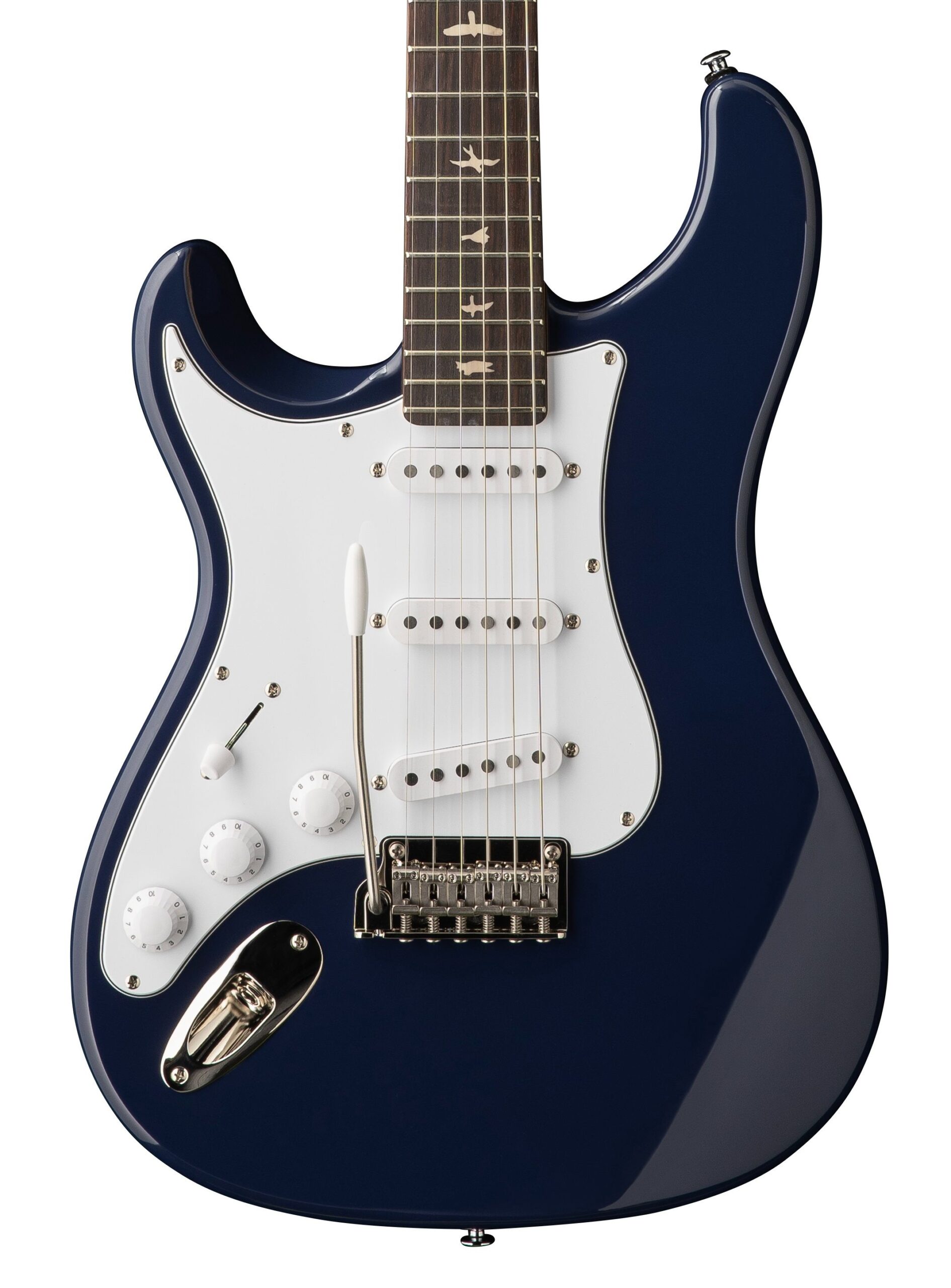 PRS John Mayer Left-Handed SE Silver Sky in Trad Blue, Rosewood Fretboard in stock - Image 1