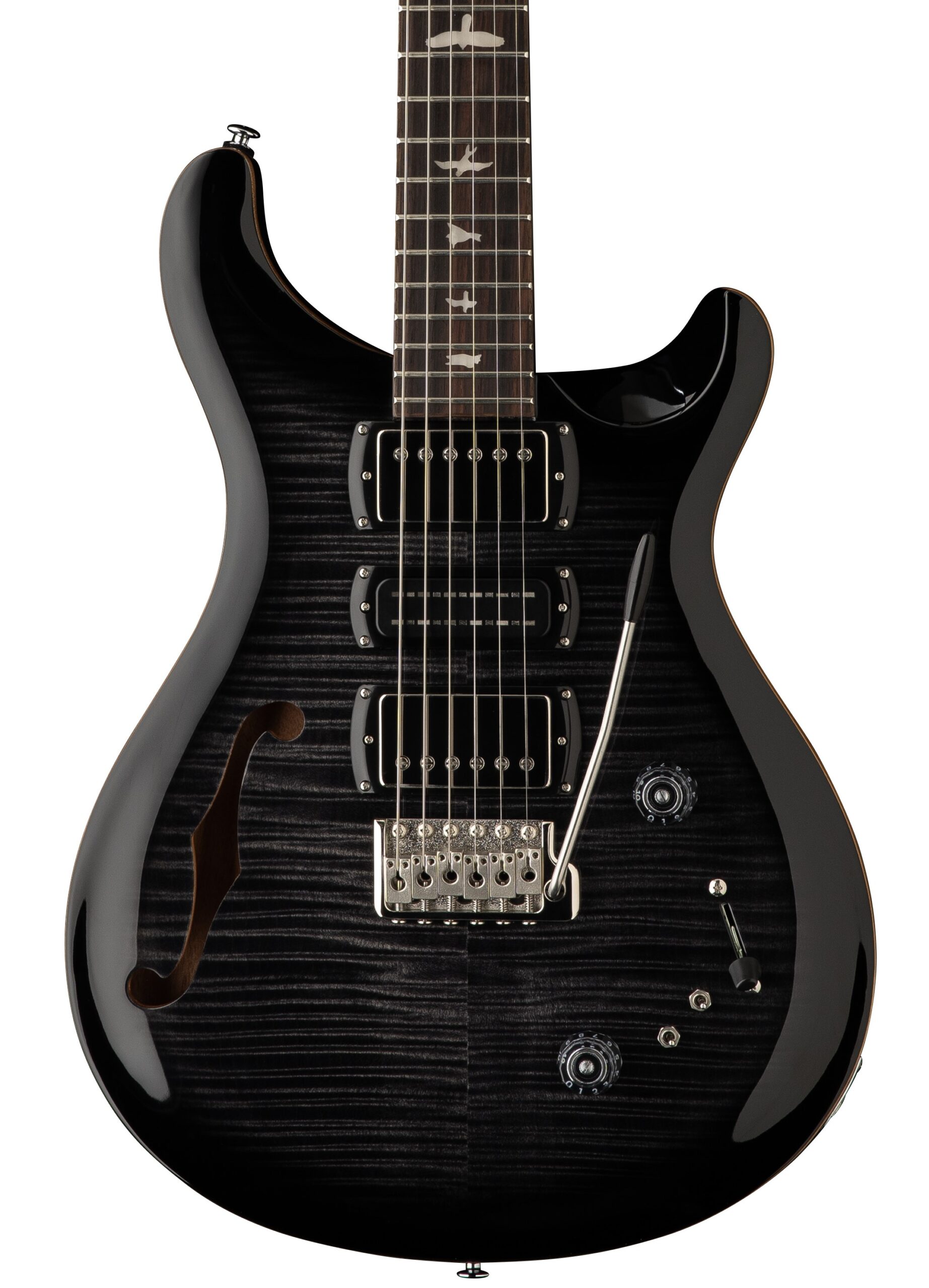 PRS SE Special Semi-Hollow Electric Guitar in Charcoal Burst in stock - Image 1