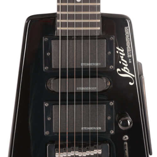 Second Hand Steinberger Spirit GT Pro Electric Guitar in Black 792 in stock