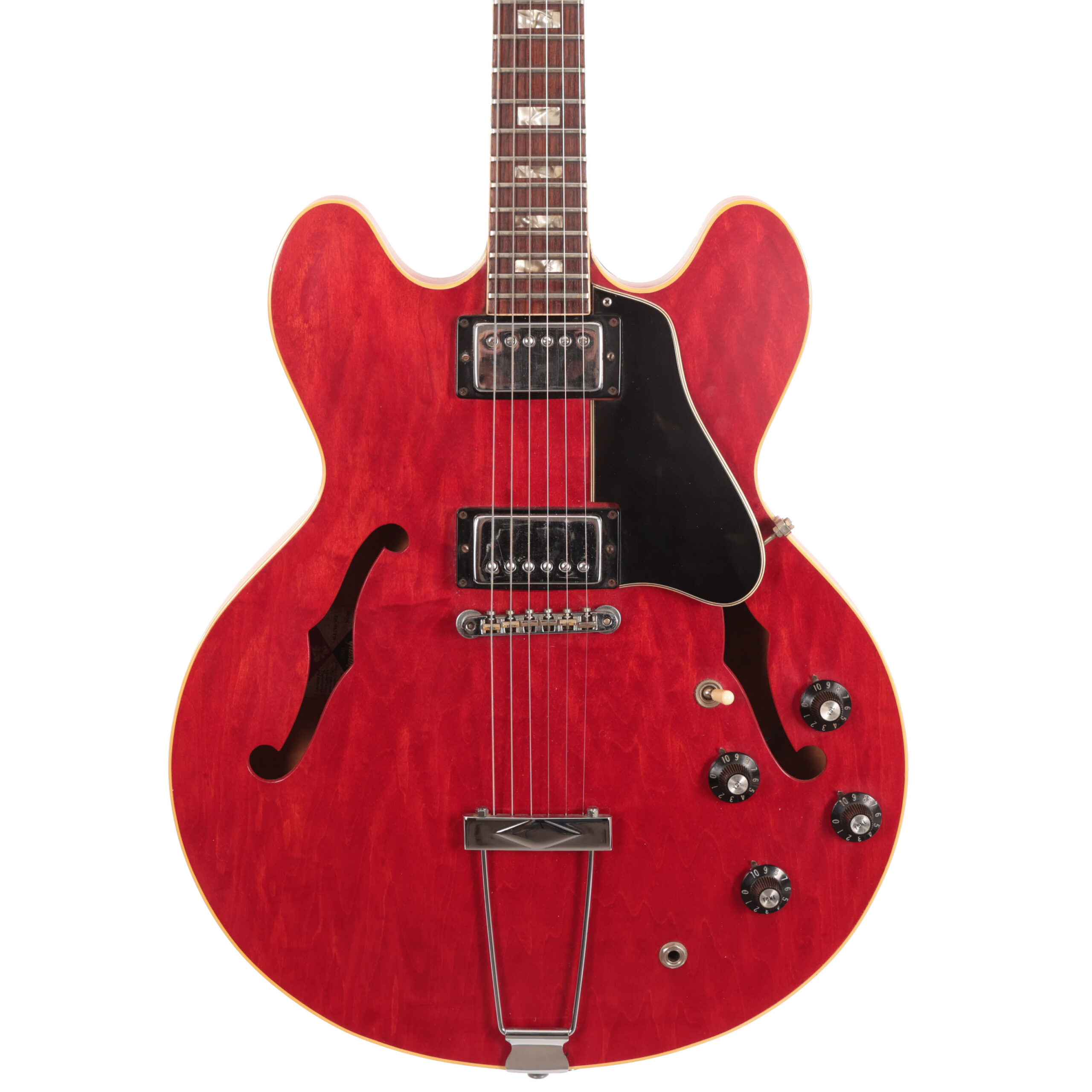 Second Hand Gibson 1973 ES-335 in Cherry with Original Case in stock