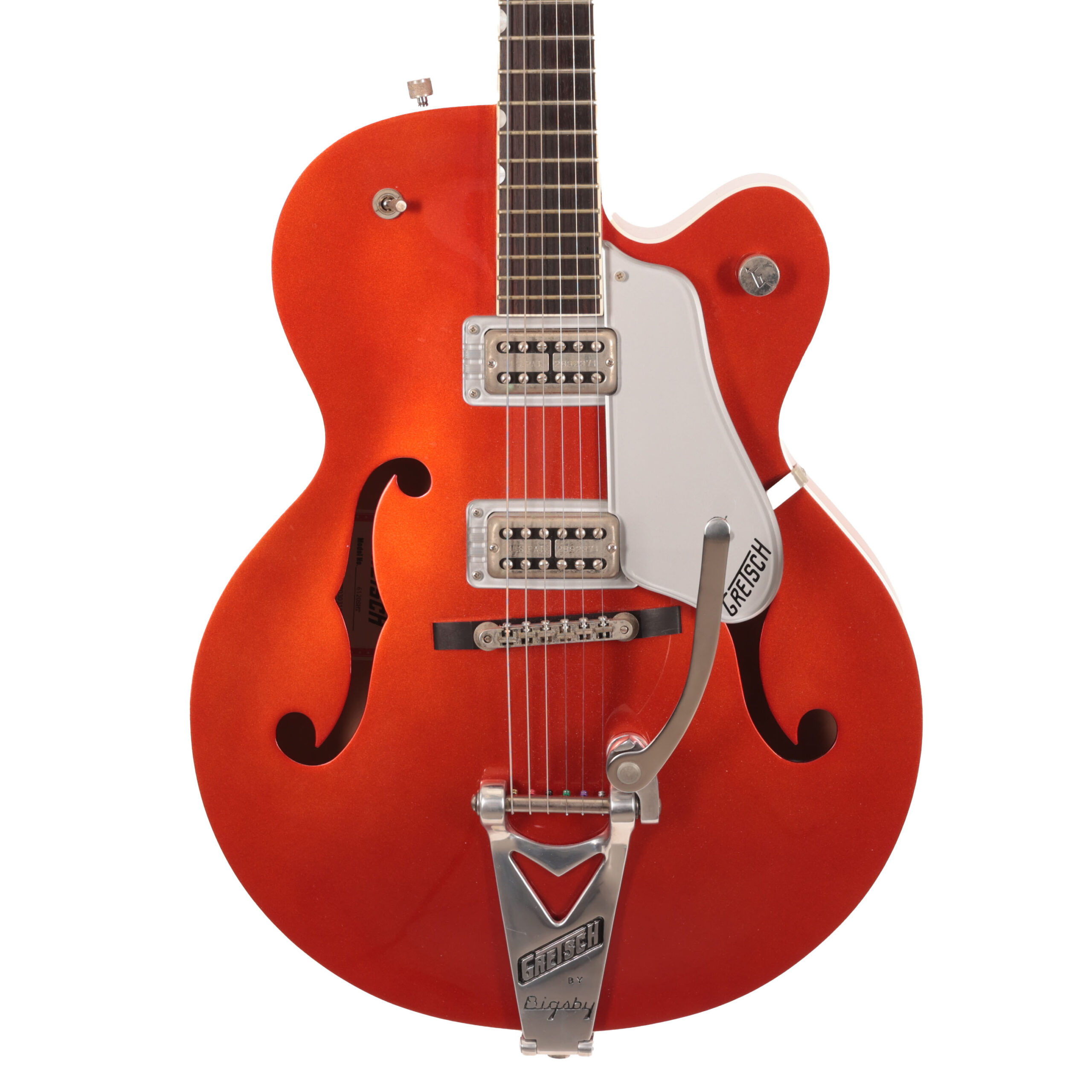 Second Hand 2003 Gretsch Setzer 6120 Hot Rod In Orange 021 in stock