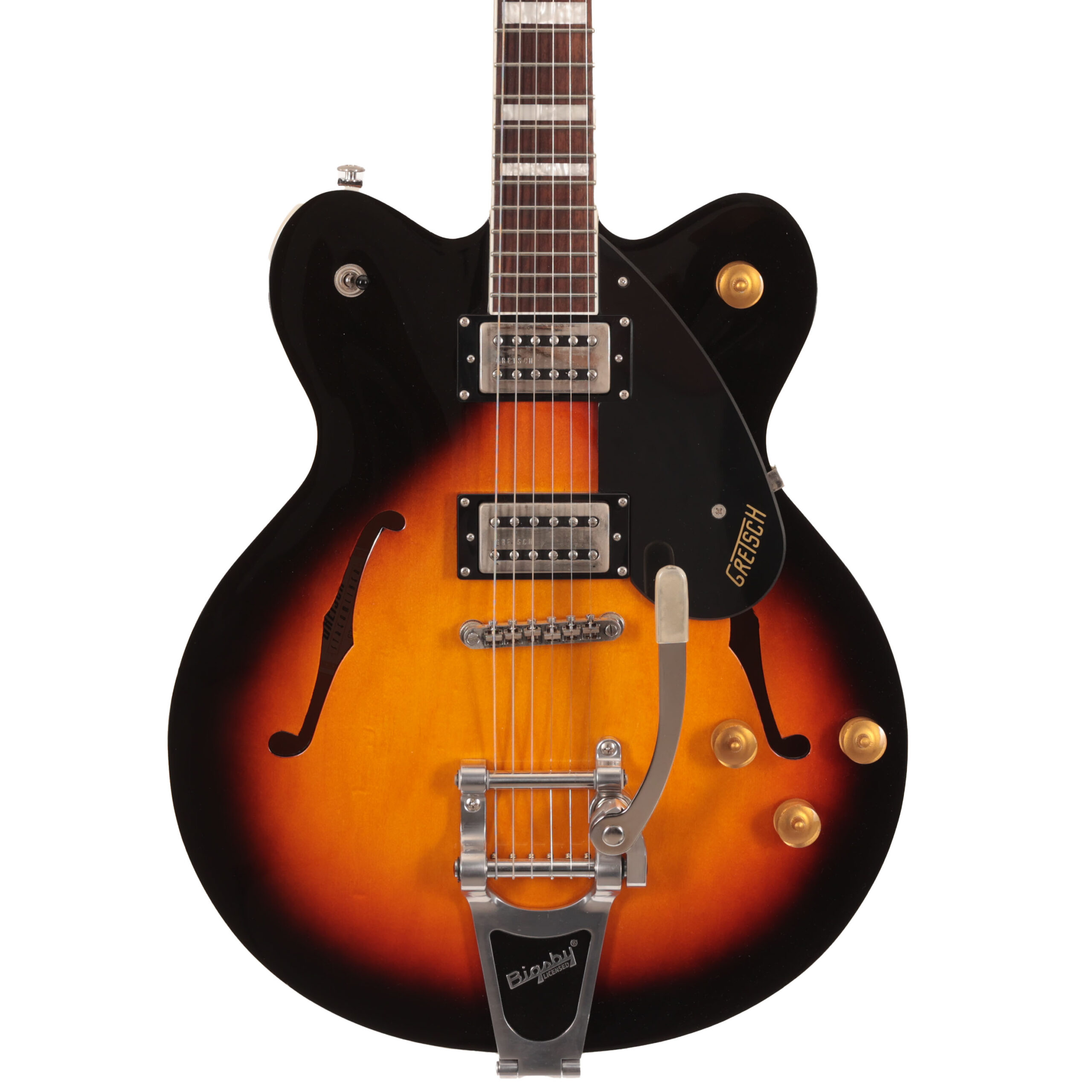 Second Hand Gretsch G2622T Semi-hollow in Sunburst 026 in stock