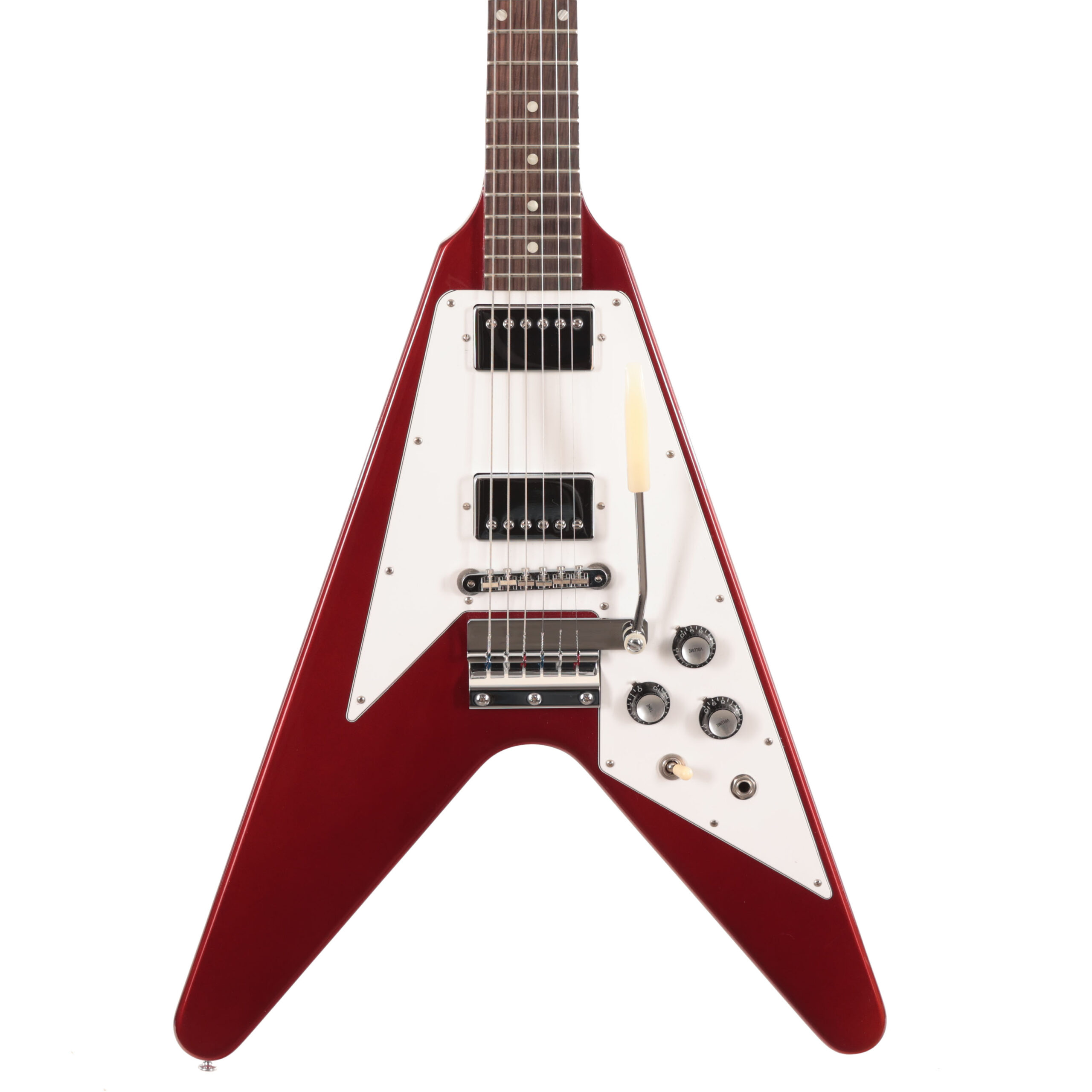 Second Hand Gibson Custom Shop '67 Flying V in Sparkling Burghandy 033 in stock