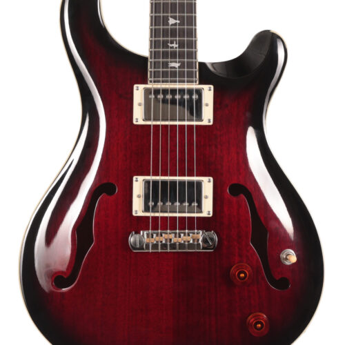 Second Hand PRS Hollowbody Standard Electric Guitar in Fire Red Burst 423 in stock