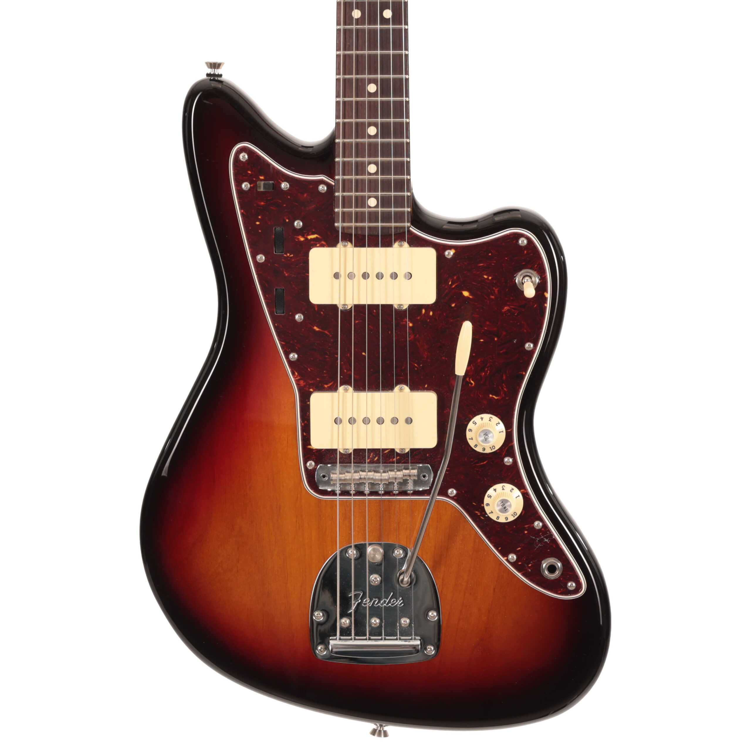 Second Hand Fender American Pro II Jazzmaster in Three Tone Sunburst 020 in stock