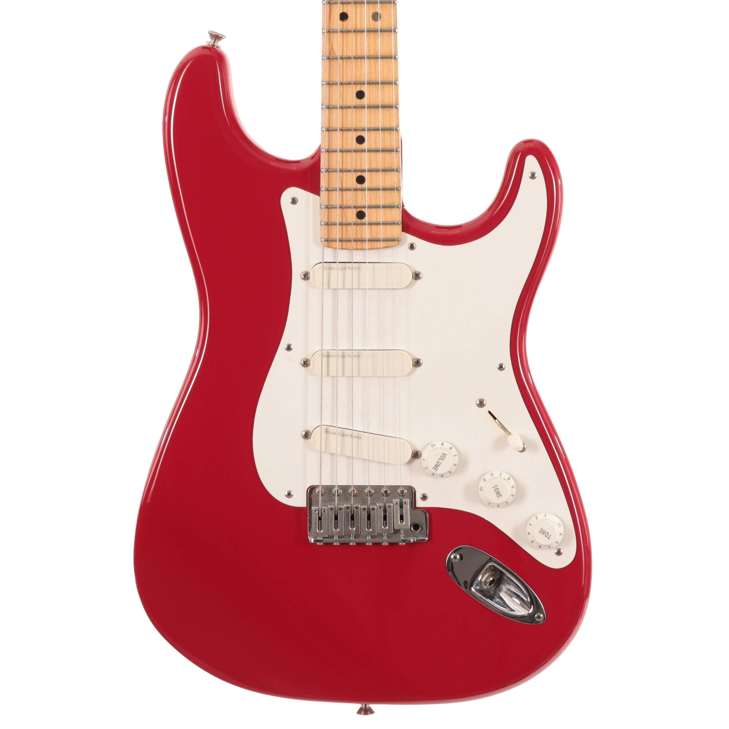 Second Hand 1994 Fender Eric Clapton Artist Series Stratocaster in Torino Red 022 in stock