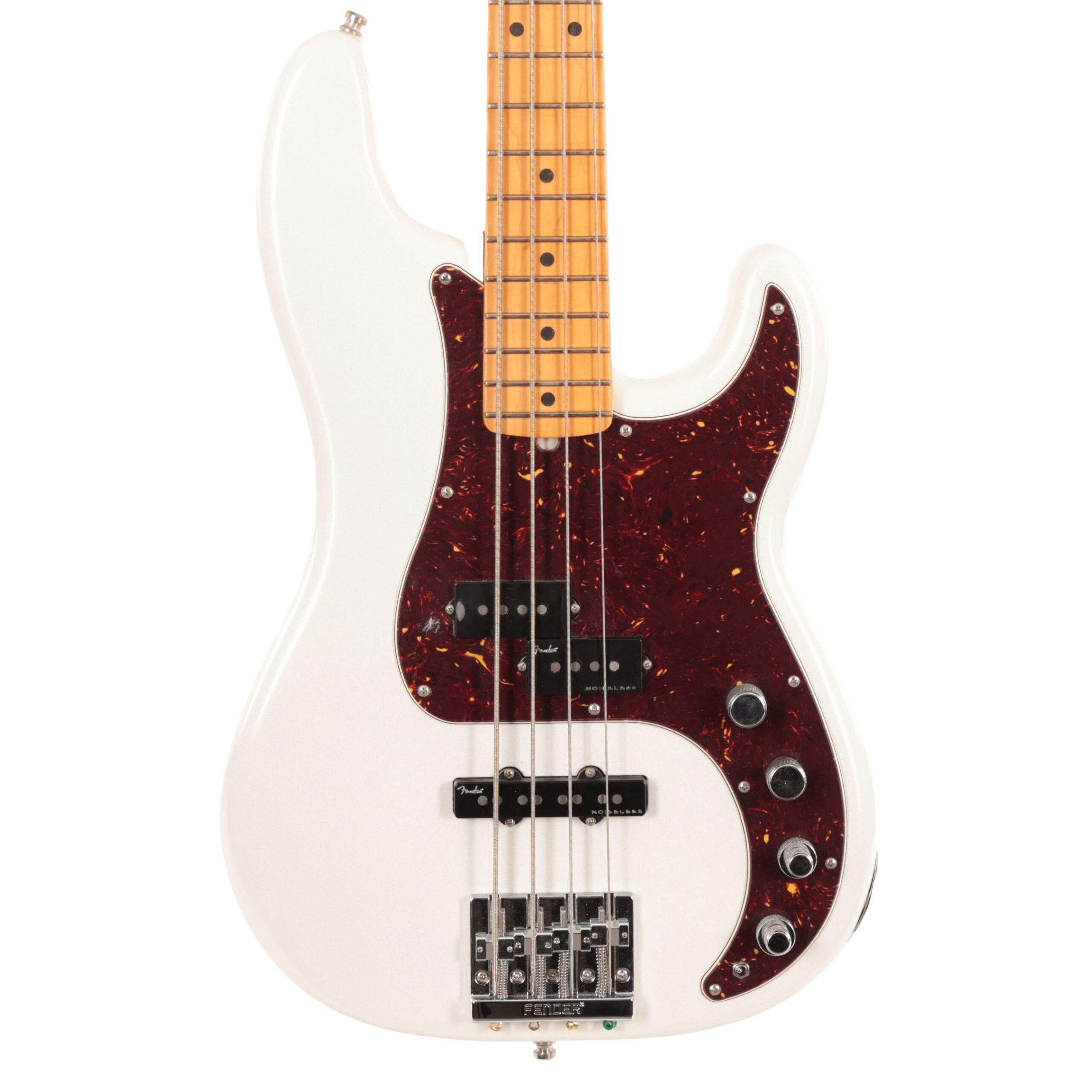 Second Hand Fender American Ultra P Bass in White 234 in stock - Image 1