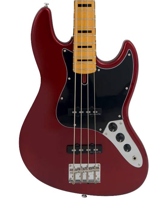 Sire Marcus Miller V5 4-String Bass Guitar in Candy Apple Red in stock - Image 1