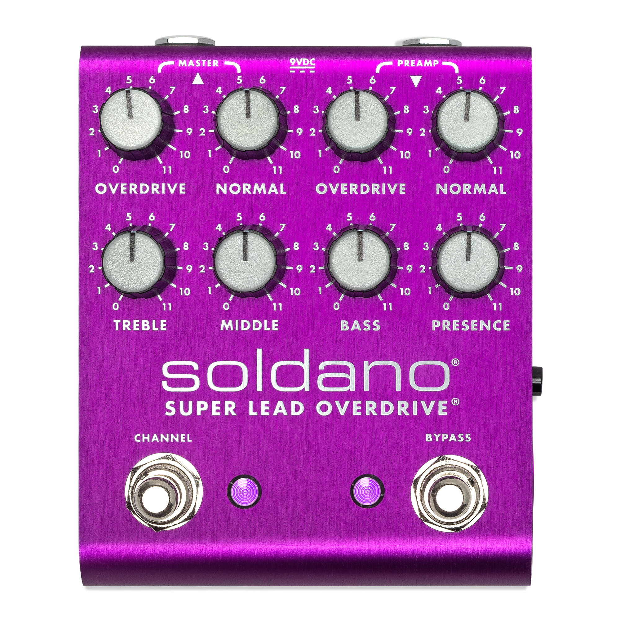 Soldano SLO Super Lead Plus Overdrive Pedal in Purple