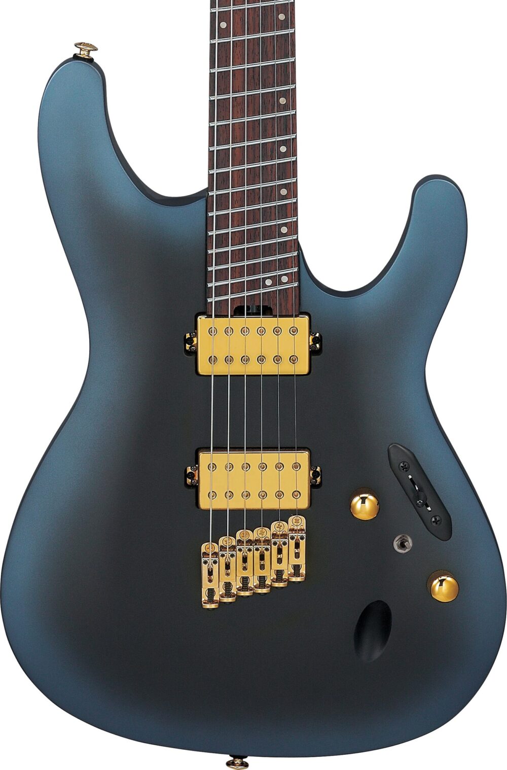 Ibanez SML721-MAM Axe Design Lab S Series Light Multi Scale Electric Guitar in Midnight Arctic Ocean Matt in stock - Image 1