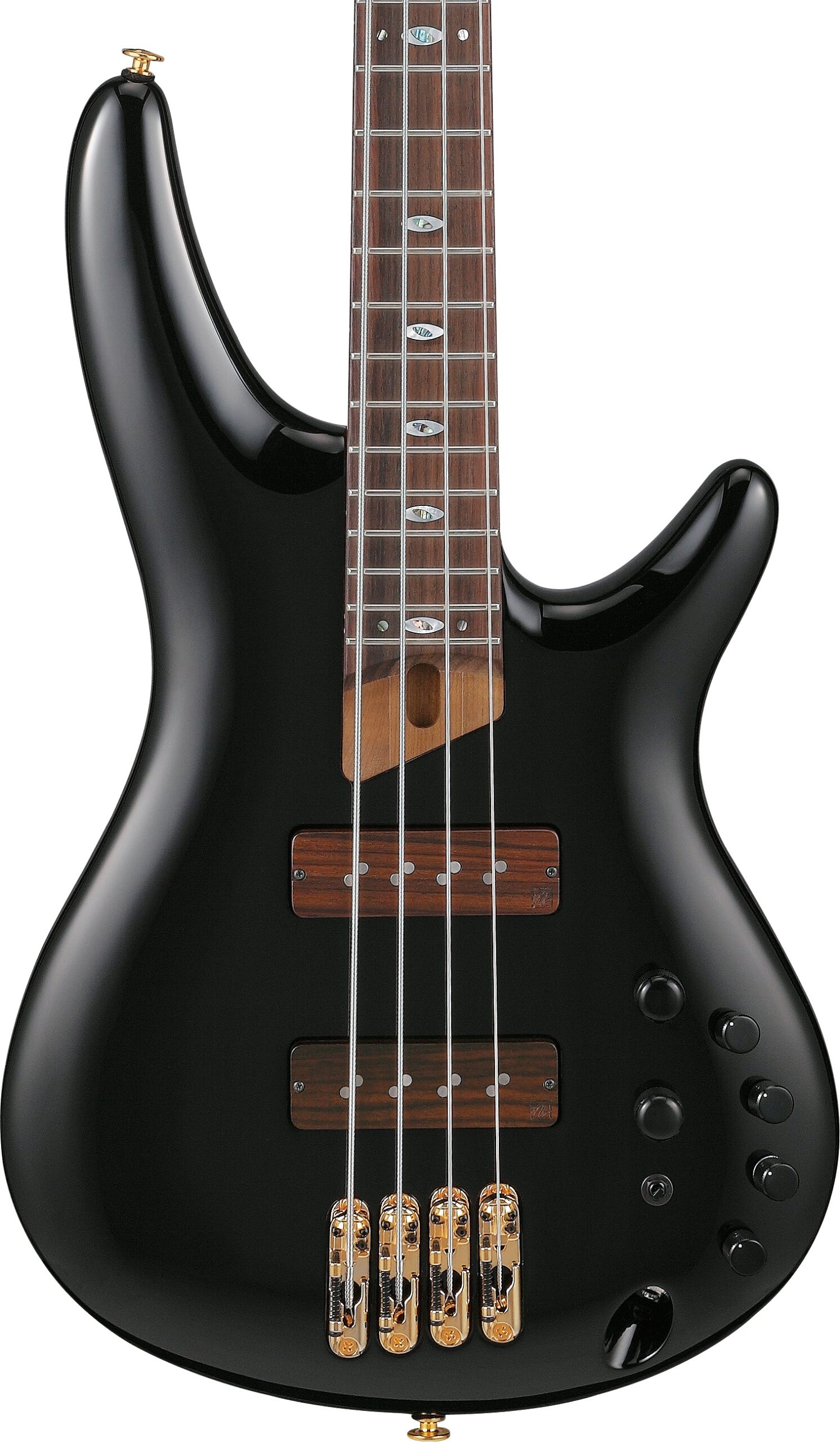 Ibanez SR3500-BK SR Prestige 4-String Bass Guitar in Black in stock - Image 1