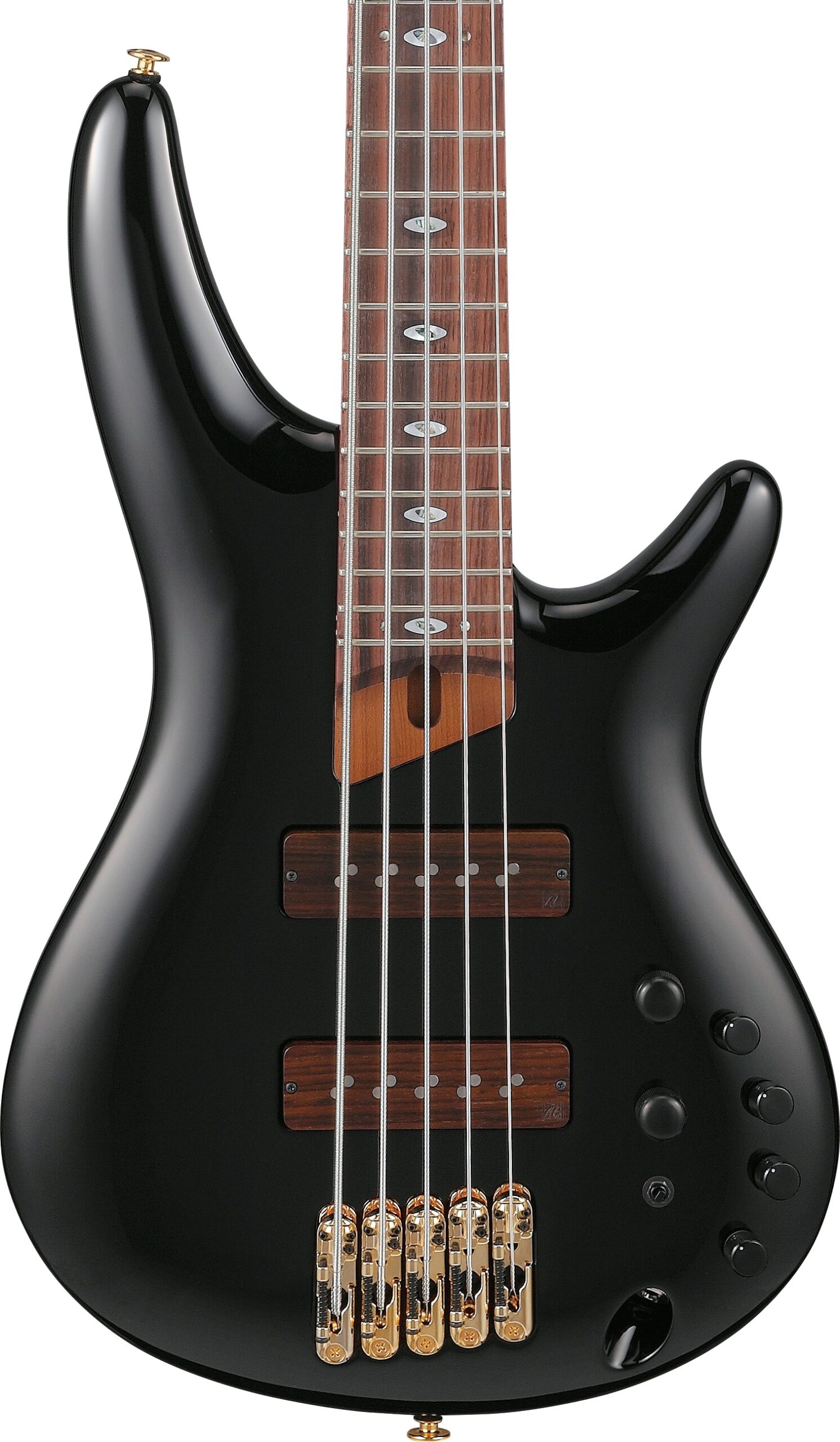 Ibanez SR3505-BK SR Prestige 5-String Bass Guitar in Black in stock - Image 1