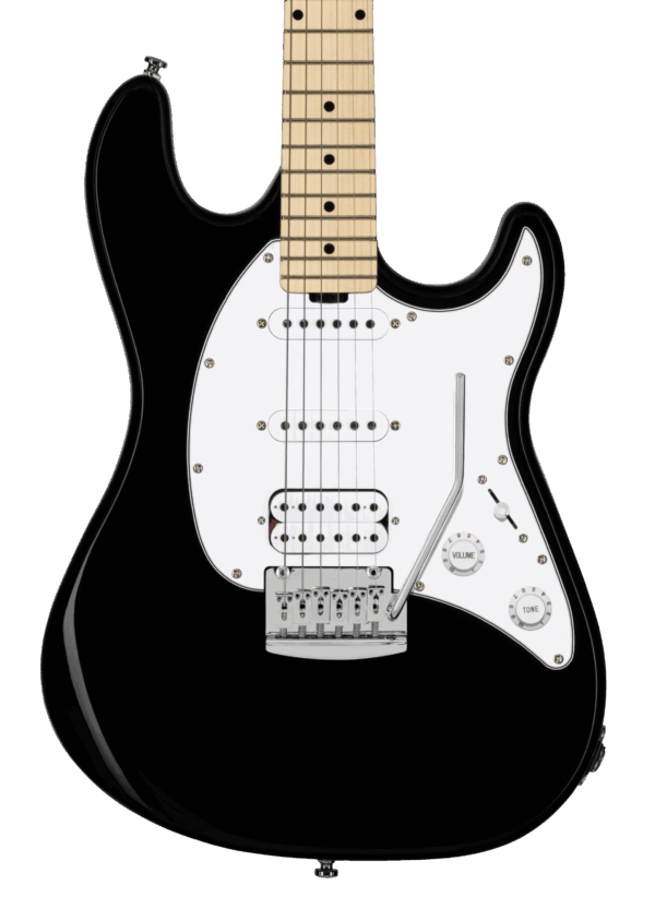 Sterling by Music Man Sub Cutlass CT20 HSS in Black with Maple Neck