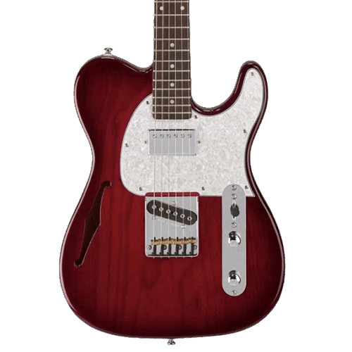 G&L Tribute ASAT Classic Bluesboy Semi-Hollow in Redburst in stock