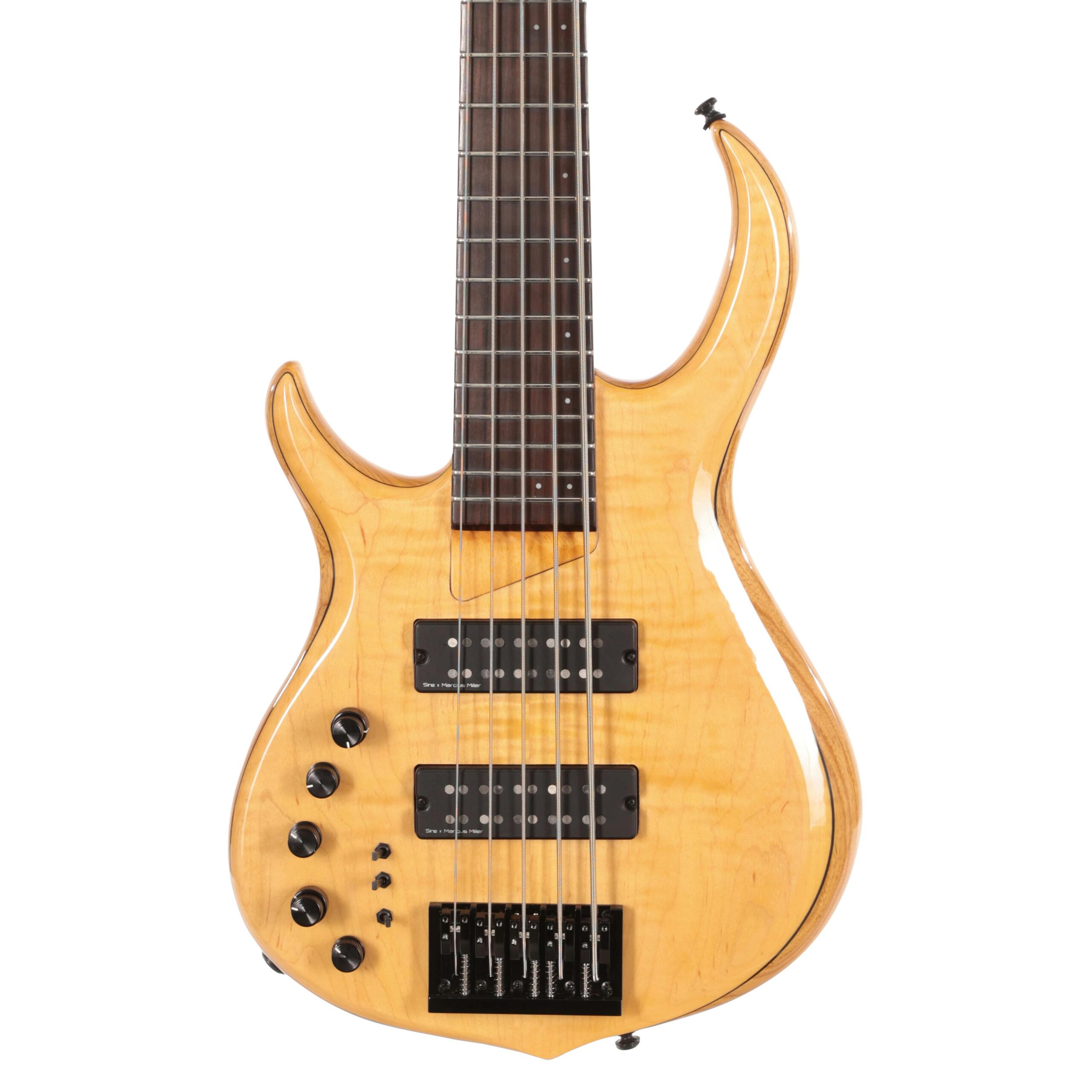Sire Marcus Miller Left Handed M7 Swamp Ash 5-String Bass Guitar in Natural