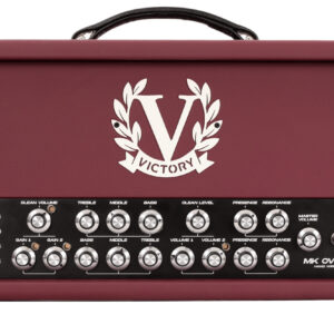 Victory MK Overdrive 100w Hand-Wired Valve Amp Head in Burgundy