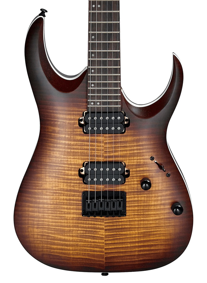 Ibanez RGA42FM-DEF Electric Guitar in Dragon Eye Burst Flat in stock - Image 1