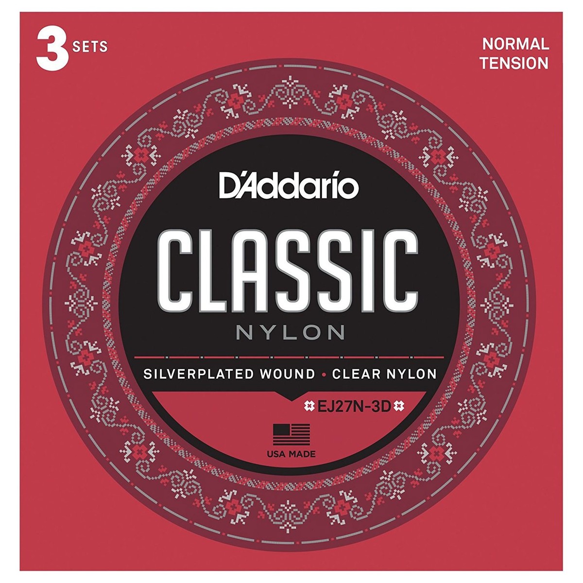 D'Addario EJ27N-3D 3 Set Value Normal Tension
