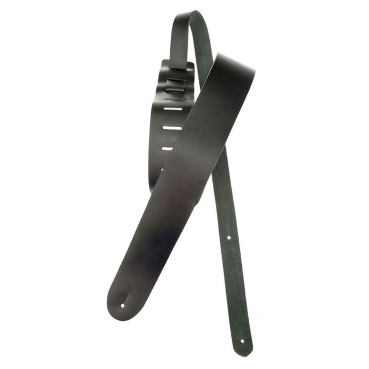 D'Addario 25L00-DX Classic Leather Guitar Strap, Black, Extra-Long