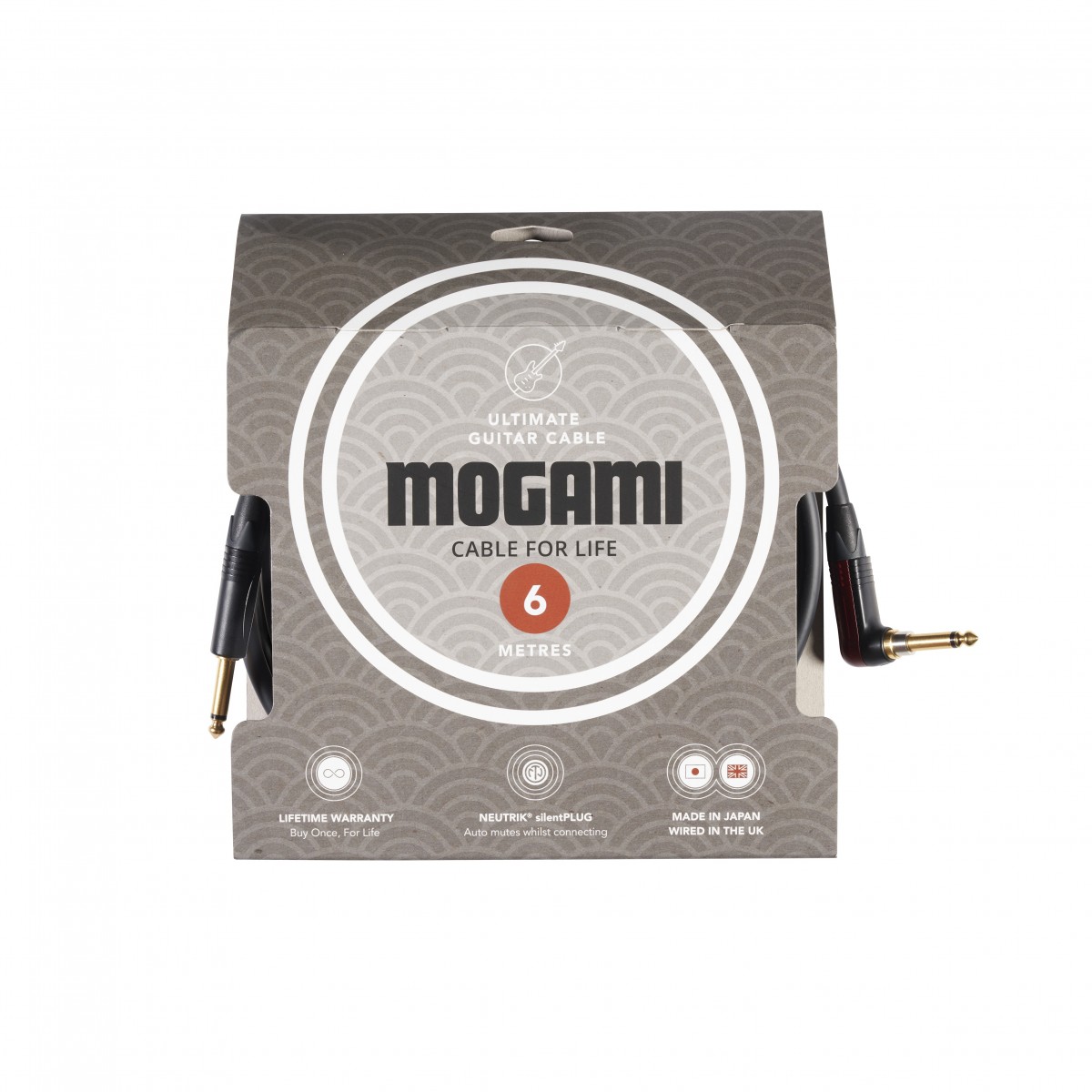 Mogami Ultimate Instrument Cable (Straight & Angled Jack), 6m