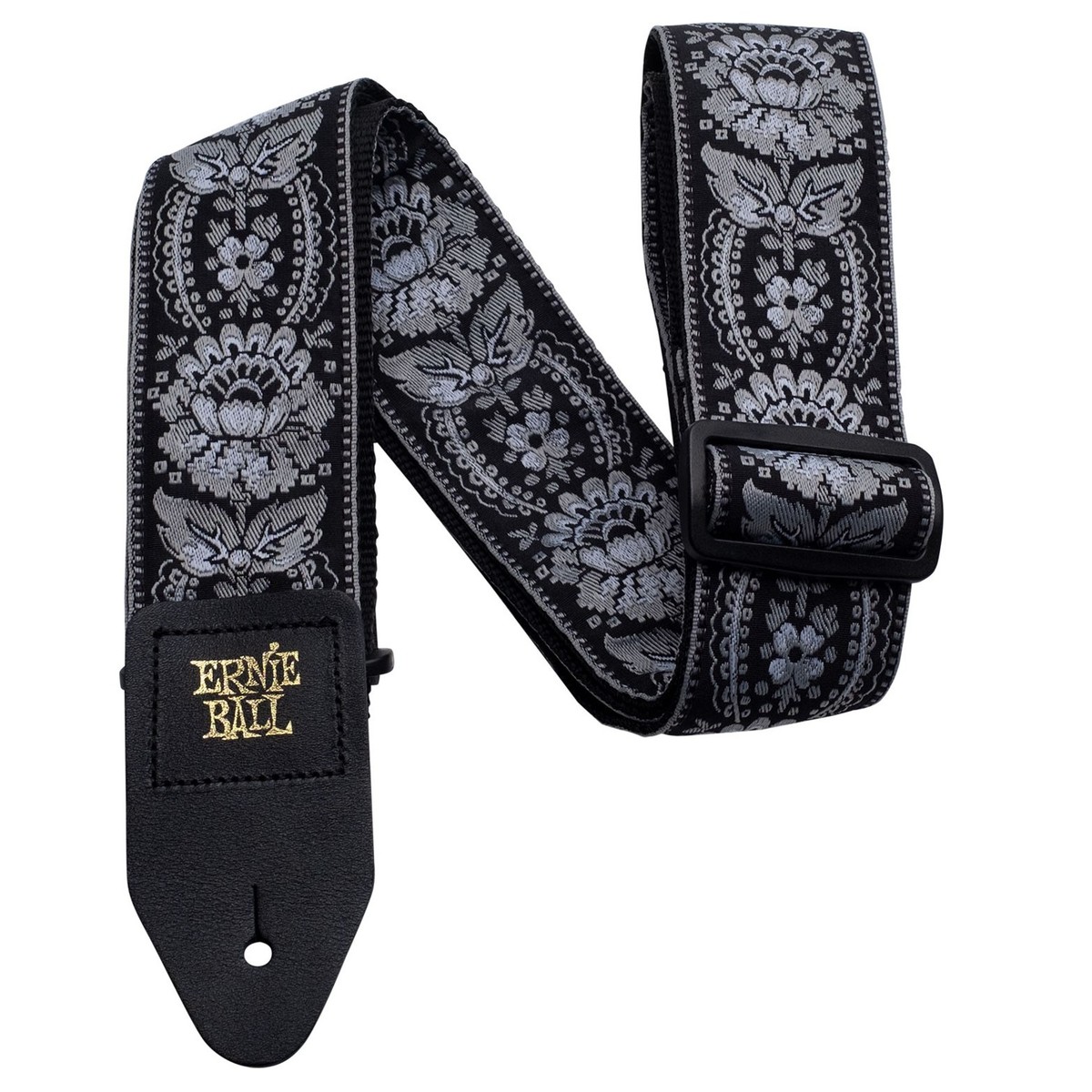 Ernie Ball P04150 Jacquard Strap, Silver Orleans
