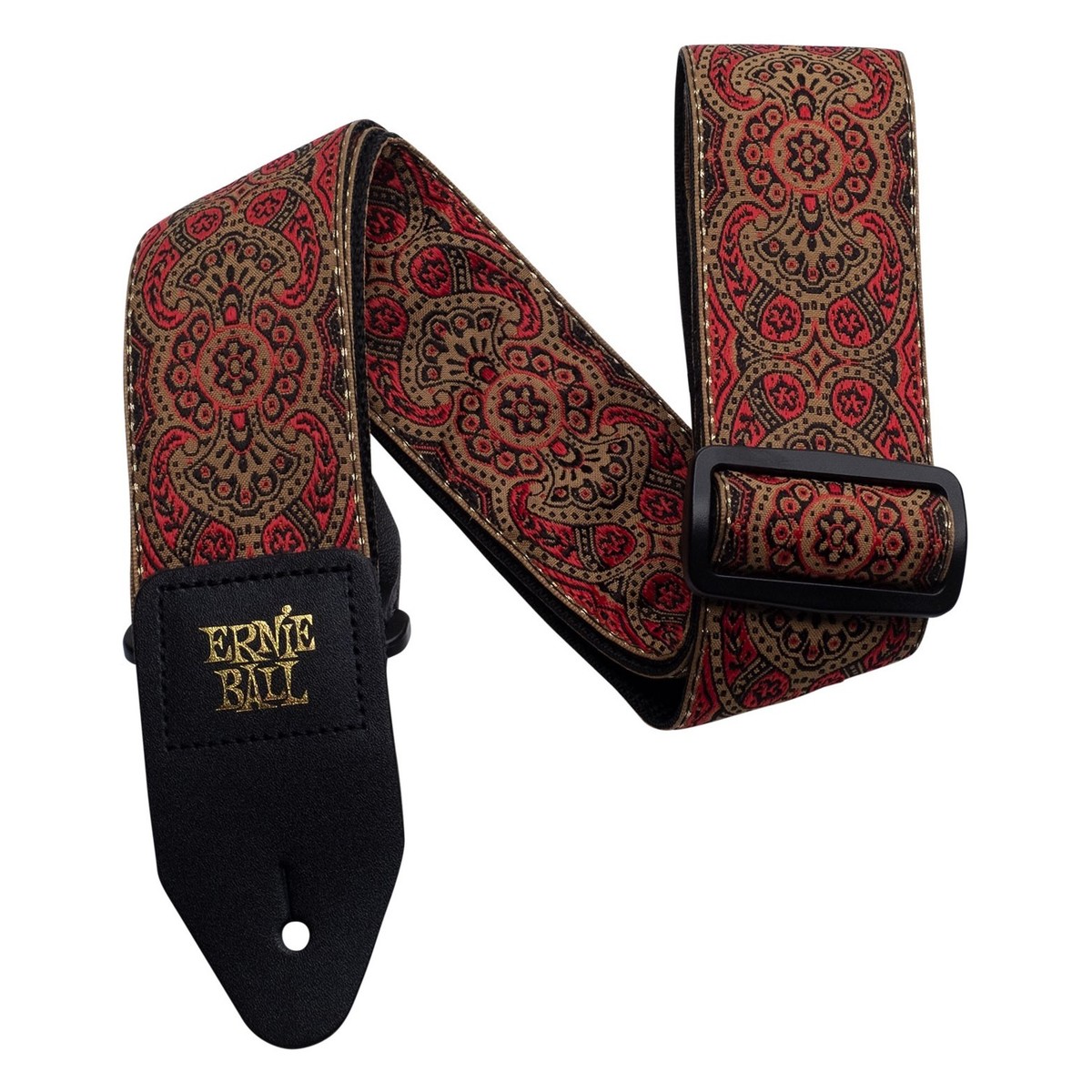 Ernie Ball P04162 Jacquard Strap, Crimson Paisley