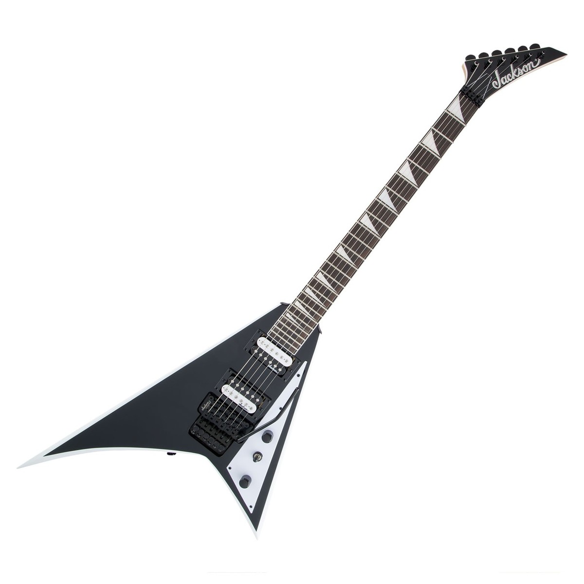 Jackson JS Series Rhoads JS32, Black with White Bevels